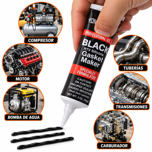 Sellador RTV Silicona Negro 85g