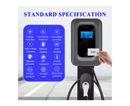 Cargador Vehículo Eléctrico Tipo 2 7kW 32A con App