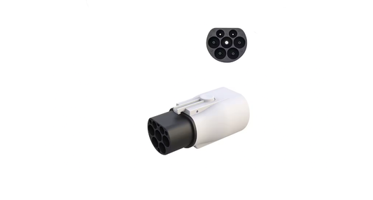 Adaptador EV Tipo 2 a GB/T 32A 22kW 3 Pines Feyree