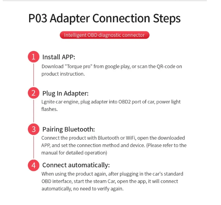 Escáner Automotriz OBD2 para Android, iOS y Windows-Ediag P03 ELM327 V1.5 WiFi