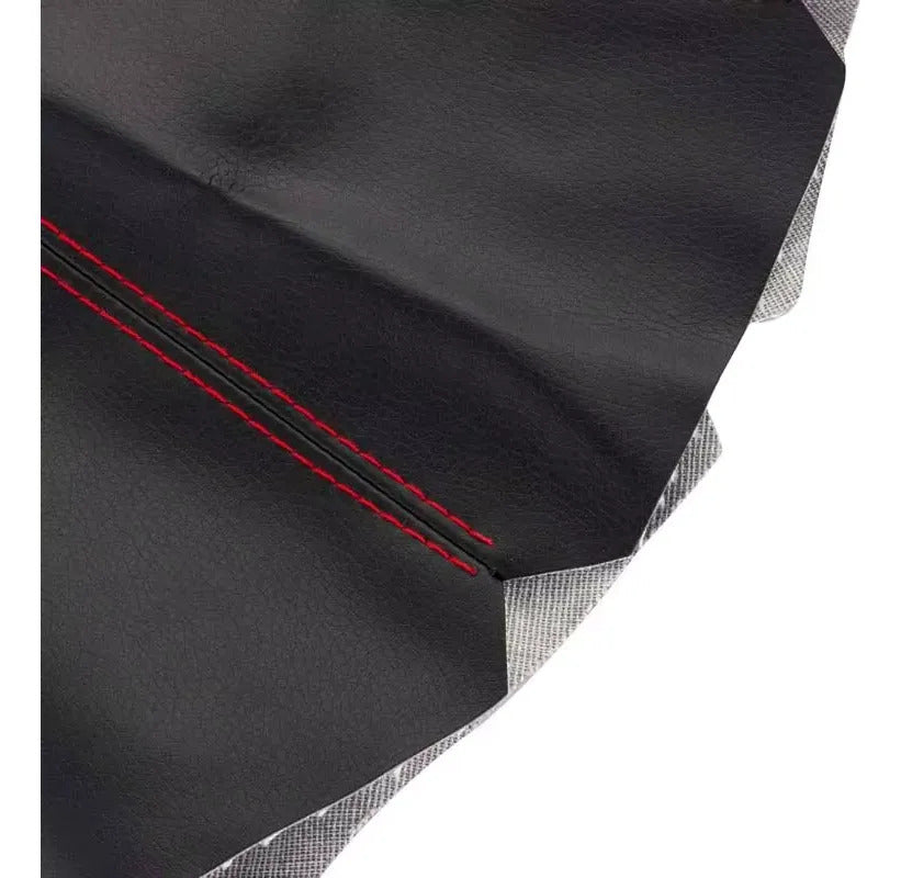 Polaina Universal Palanca de Cambios Cuero PU – Costura Roja