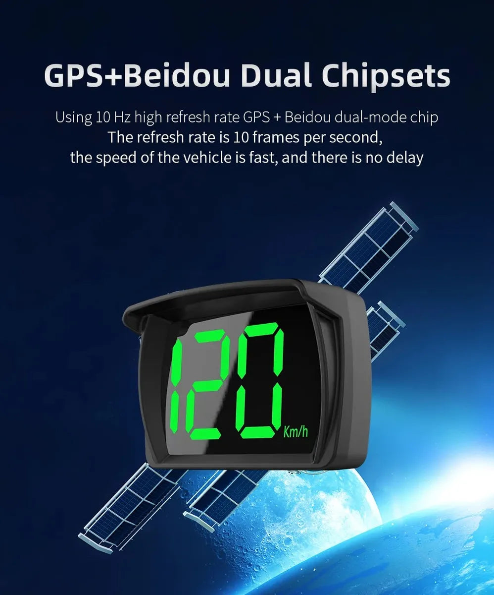 Velocímetro Digital HUD GPS Universal – Todos los Coches