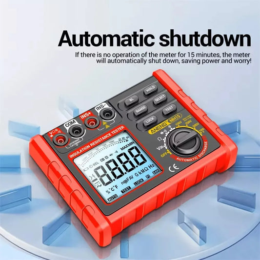 ANENG MH15 – Megóhmetro Digital de Aislamiento Profesional 100V–1000V - 6000 Cuentas