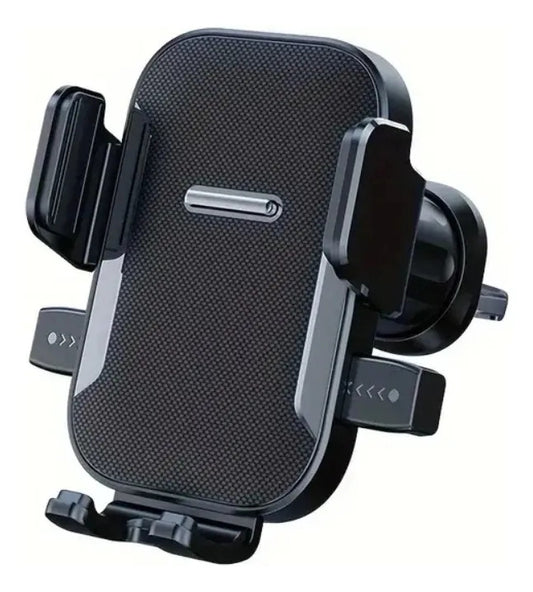 Soporte de Celular para Auto a Rejilla de Ventilación Giratorio 360° Negro