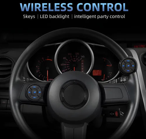 Botón Bluetooth Multimedia Para Volante Auto/Moto