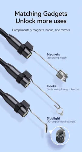 Cámara Endoscópica Boroscopio 4,3" – 10 Metros Lente Dual