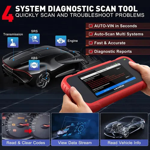 Scanner Automotriz Launch X431 CRP123E V2.0 – OBD2 Profesional