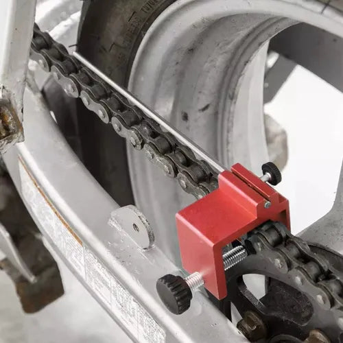 Herramienta de Alineación de Cadena para Motocicleta – Aluminio CNC