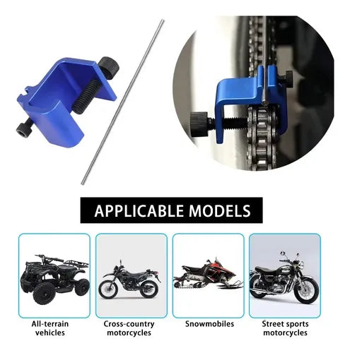 Herramienta de Alineación de Cadena para Motocicleta – Aluminio CNC