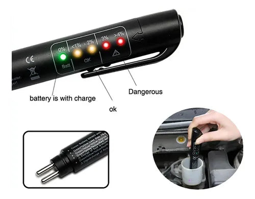 Herramienta de Prueba Líquido de Frenos Automotriz LED