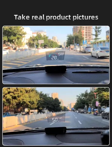 Velocímetro Digital Universal HUD M22 GPS – Proyección en Parabrisas