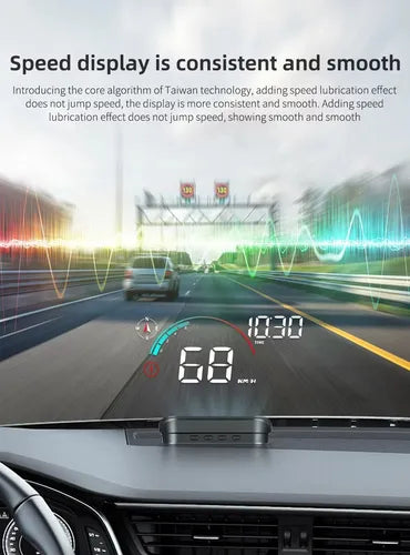 Velocímetro Digital Universal HUD M22 GPS – Proyección en Parabrisas