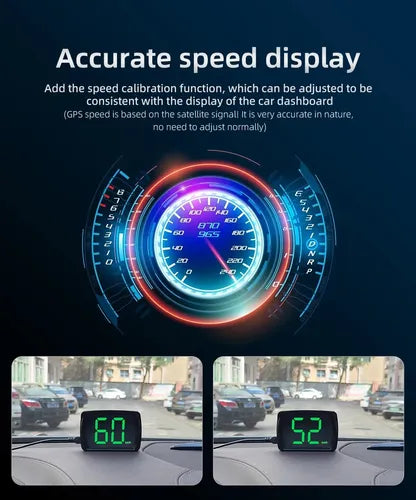 Velocímetro Digital HUD GPS Universal – Todos los Coches