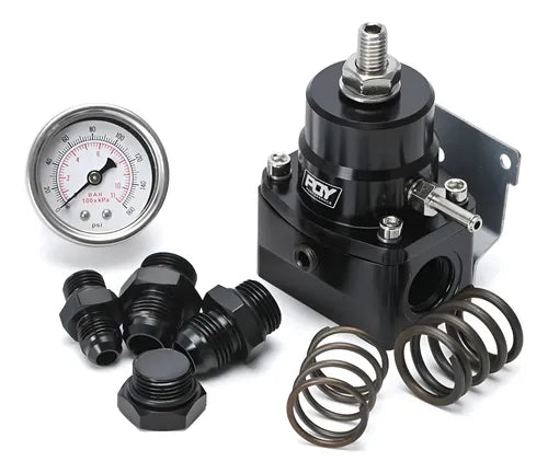 Kit Regulador de Presión de Combustible Universal AN8 / AN6 con Manómetro