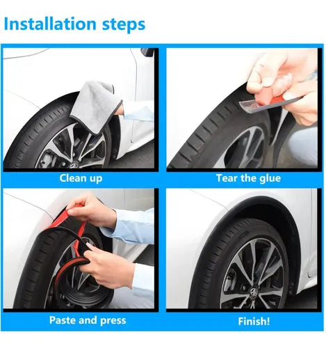 Guardabarros de Goma Universal para Auto – Protector 3 Metros