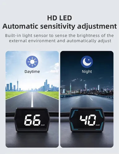 Velocímetro Digital G20 HUD GPS Universal – Pantalla Frontal