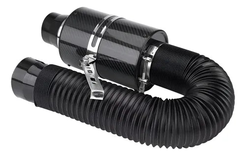 Filtro de Aire Frío Universal ESTINK 76mm – Fibra de Carbono
