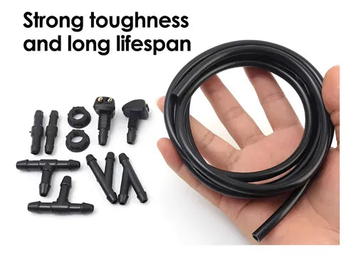 Kit Manguera 2m con Conectores para Sistema de Limpia Parabrisas