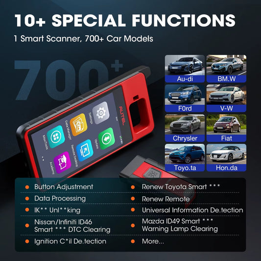 AUTEL KM100E – Programador de Llaves + Escáner Automotriz Profesional (OBD + IMMO)
