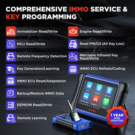 AUTEL MAXIIM IM508S PRO – Programador de Llaves + Escáner Automotriz Profesional