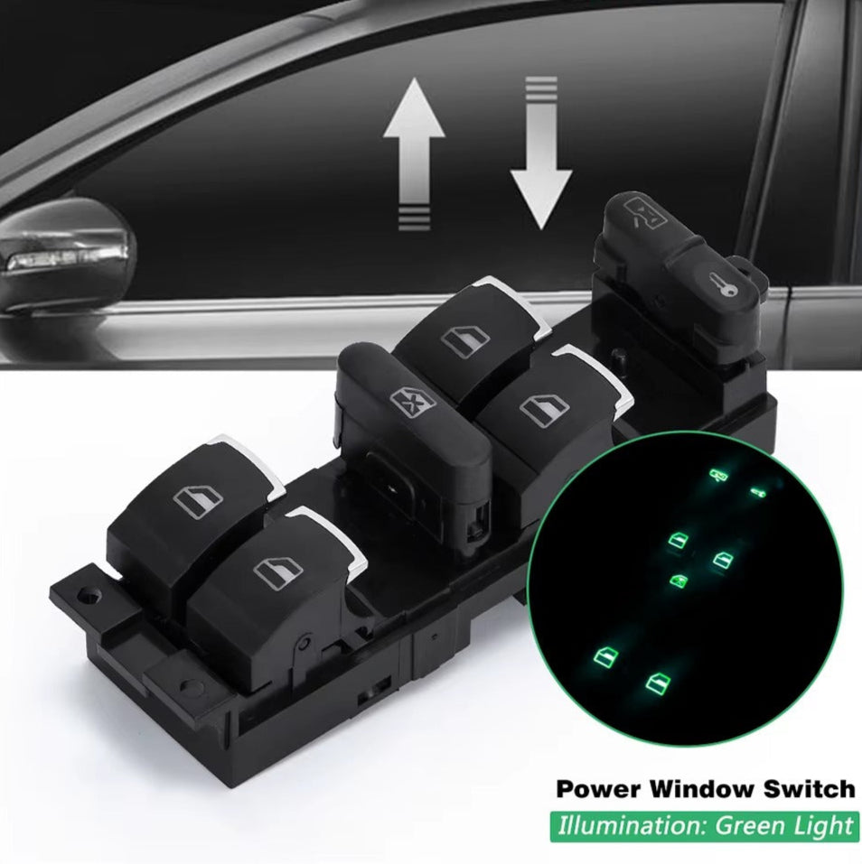 Interruptor Maestro Alzavidrios VW Golf 4 / Jetta MK4 / Passat B5 / Beetle – 3BD959857