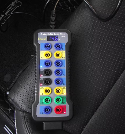 Caja de Prueba OBD2 – Breakout Box / Detector de Protocolo OBDII