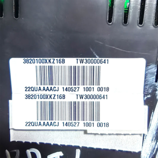 Tablero de Instrumentos (Cluster) Haval H6 – OEM 3820100XKZ16A / XKZ16B