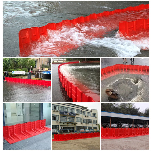 Barrera contra inundaciones modular en L