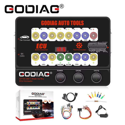 GODIAG GT100 – Plataforma de Prueba ECU / Breakout Box OBD2