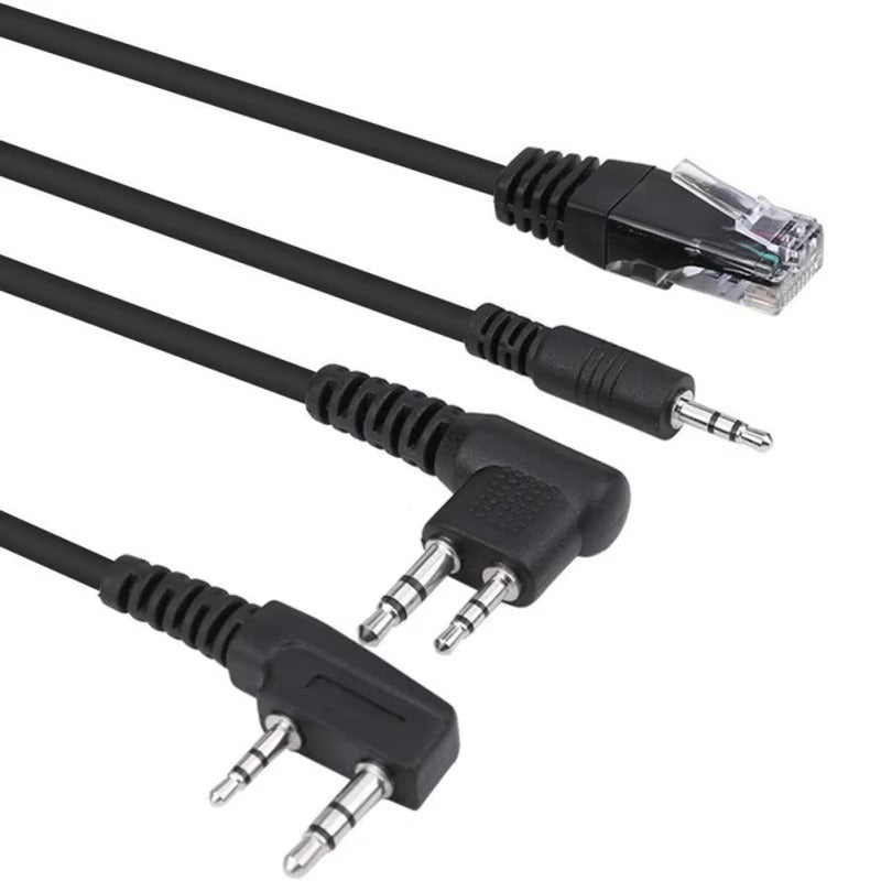 Cable de Programación USB 8 en 1 para Radios KENWOOD, MOTOROLA, YAESU, ICOM, HYT