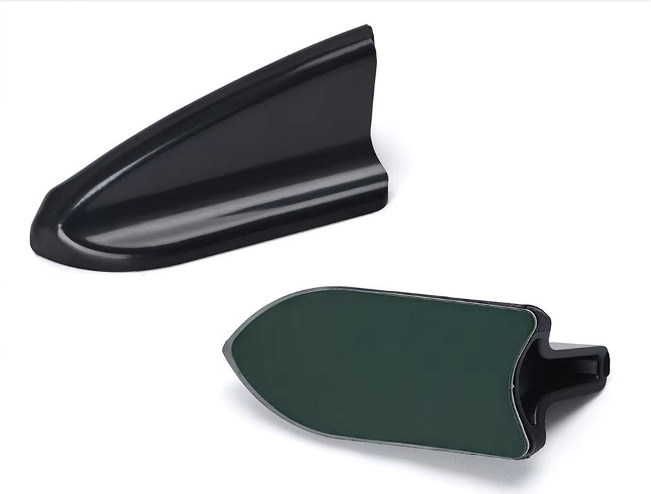 Aletas de Tiburón Estilo EVO para Techo – Kit 6 Piezas Negro