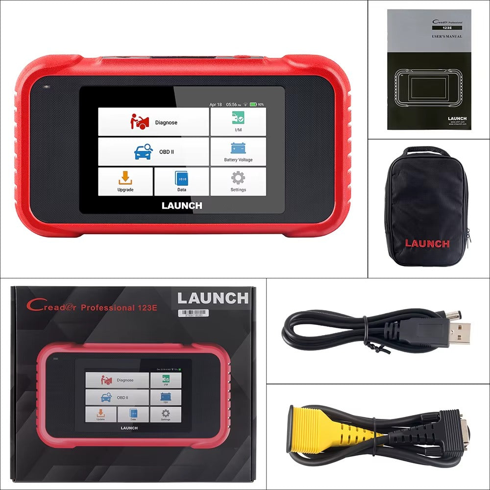 LAUNCH X431 CRP123E V3.0 (2025) Escáner OBD2 Profesional Multisistemas + 7 Reseteos de Servicio