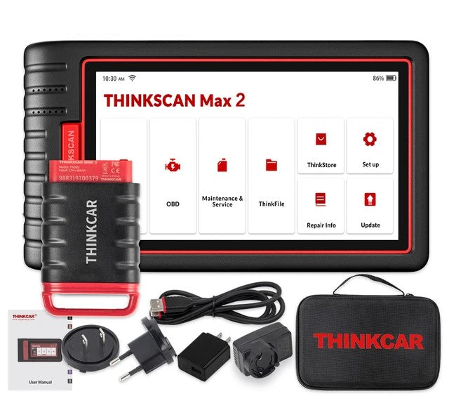 ThinkCar ThinkScan Max 2 – Escáner Automotriz Profesional con Codificación ECU y Pruebas Bidireccionales