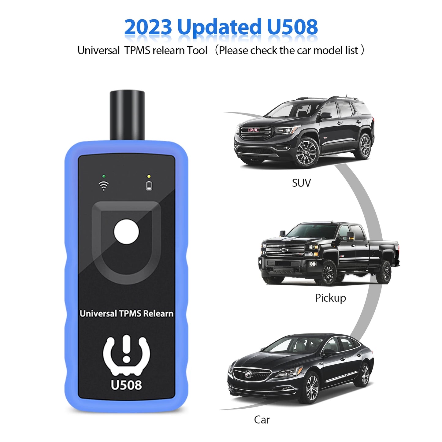 Herramienta de Reinicio TPMS Universal U508 – 315/433 MHz