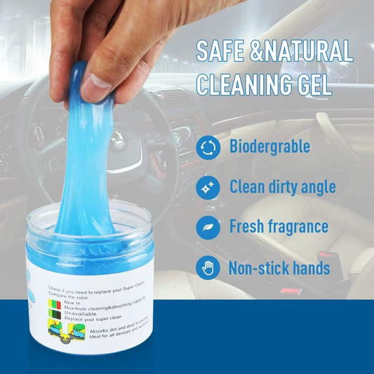 Gel de Limpieza SEAMETAL 160 g Eliminador de Polvo para Auto, Teclado, Laptop y Electrónica