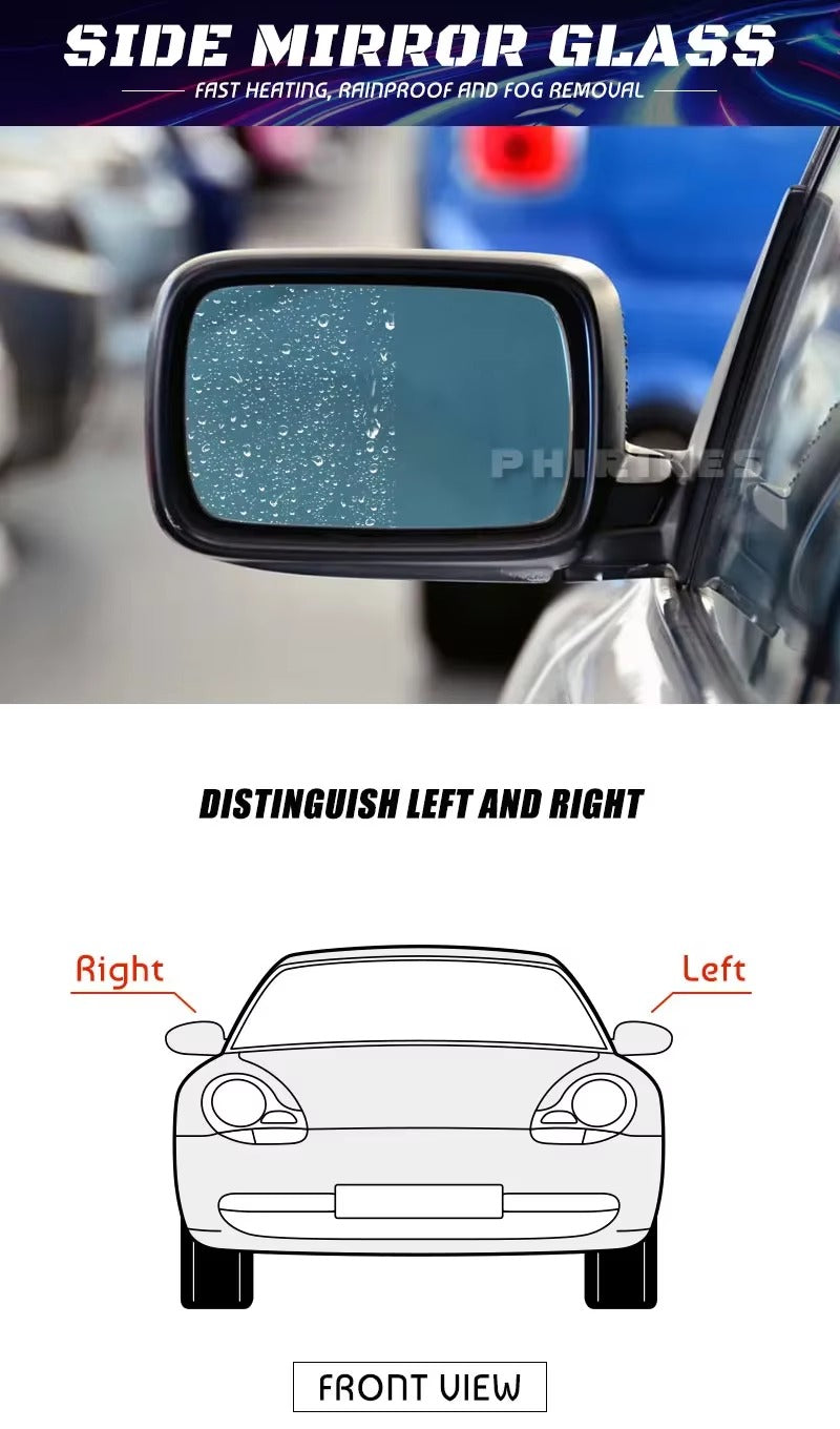 Espejos Laterales BMW E46 con Calefacción y Antiempañante (1998–2006)