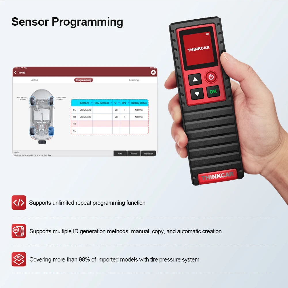 THINKCAR THINKTPMS G2 – Herramienta TPMS Universal