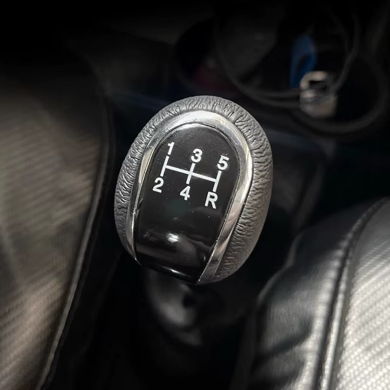 Perilla Universal 5 Velocidades Cuero Negro – Adaptadores M8/M10/M11/M12