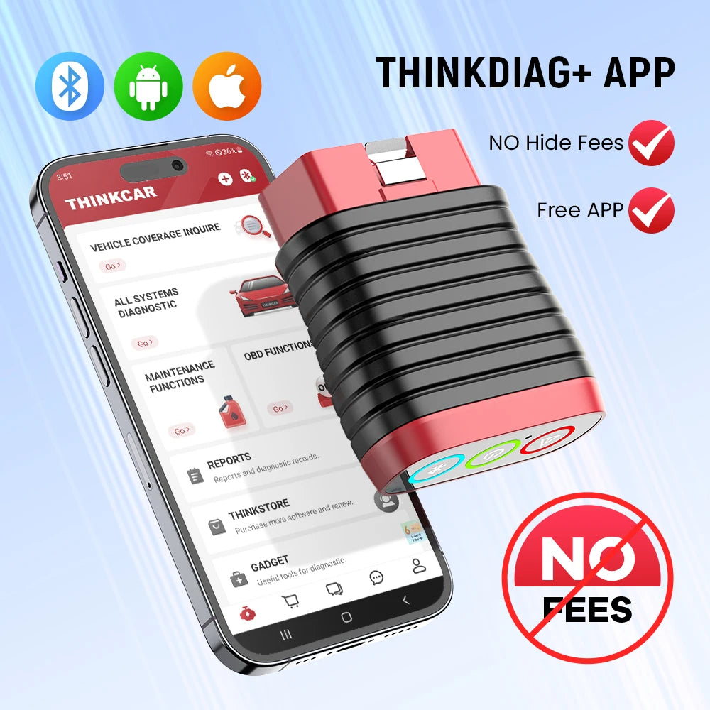 Thinkcar BD6 – Diagnóstico Completo con Actualizaciones de por Vida