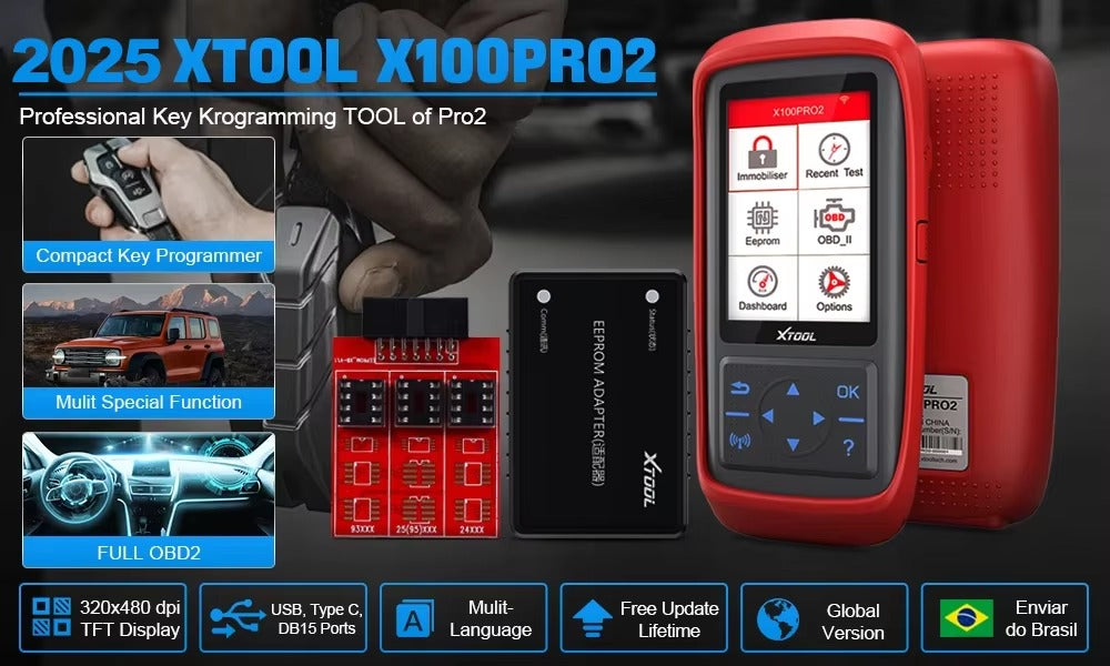 XTOOL X100 Pro2 – Programador de Llaves (Versión 2025)