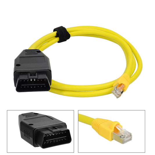 Cable ENET BMW Serie F – Interfaz OBD2 ICOM para Codificación y Diagnóstico