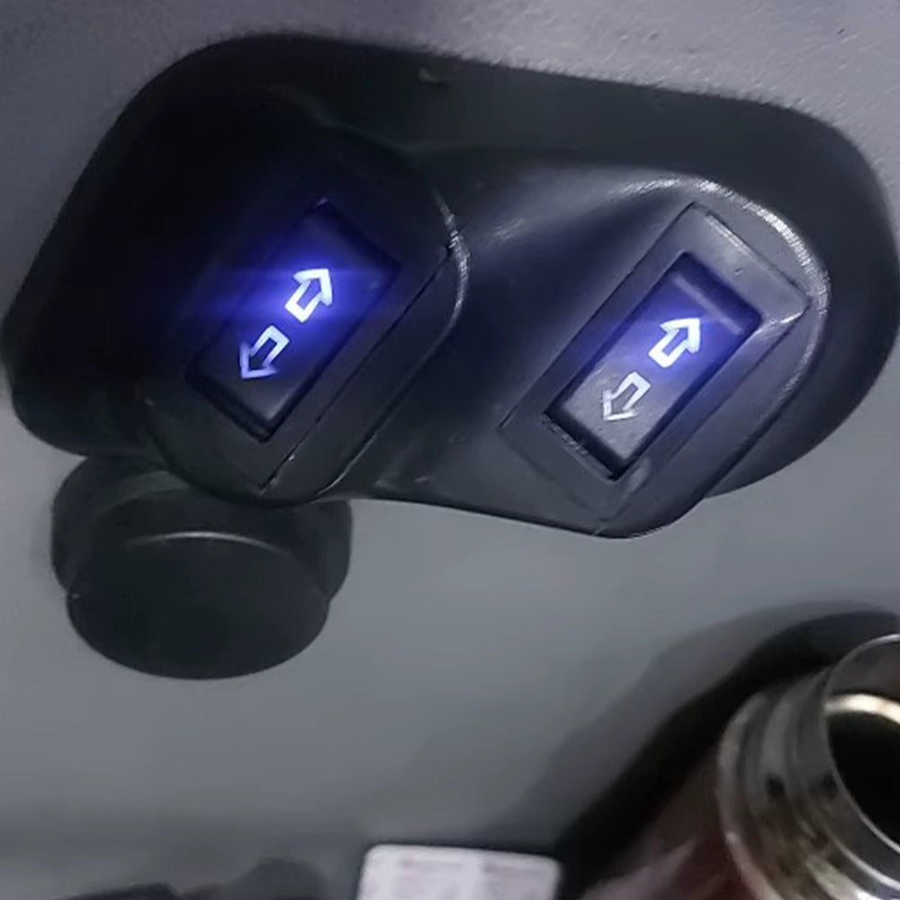 Interruptor Universal Ventanilla Eléctrica 5 Pines – 12V DC / 20A con Luz Roja