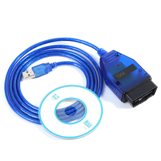 Cable Escáner VAG-COM KKL 409.1 OBD2 USB – VOLKSWAGEN, Audi, Seat, Skoda