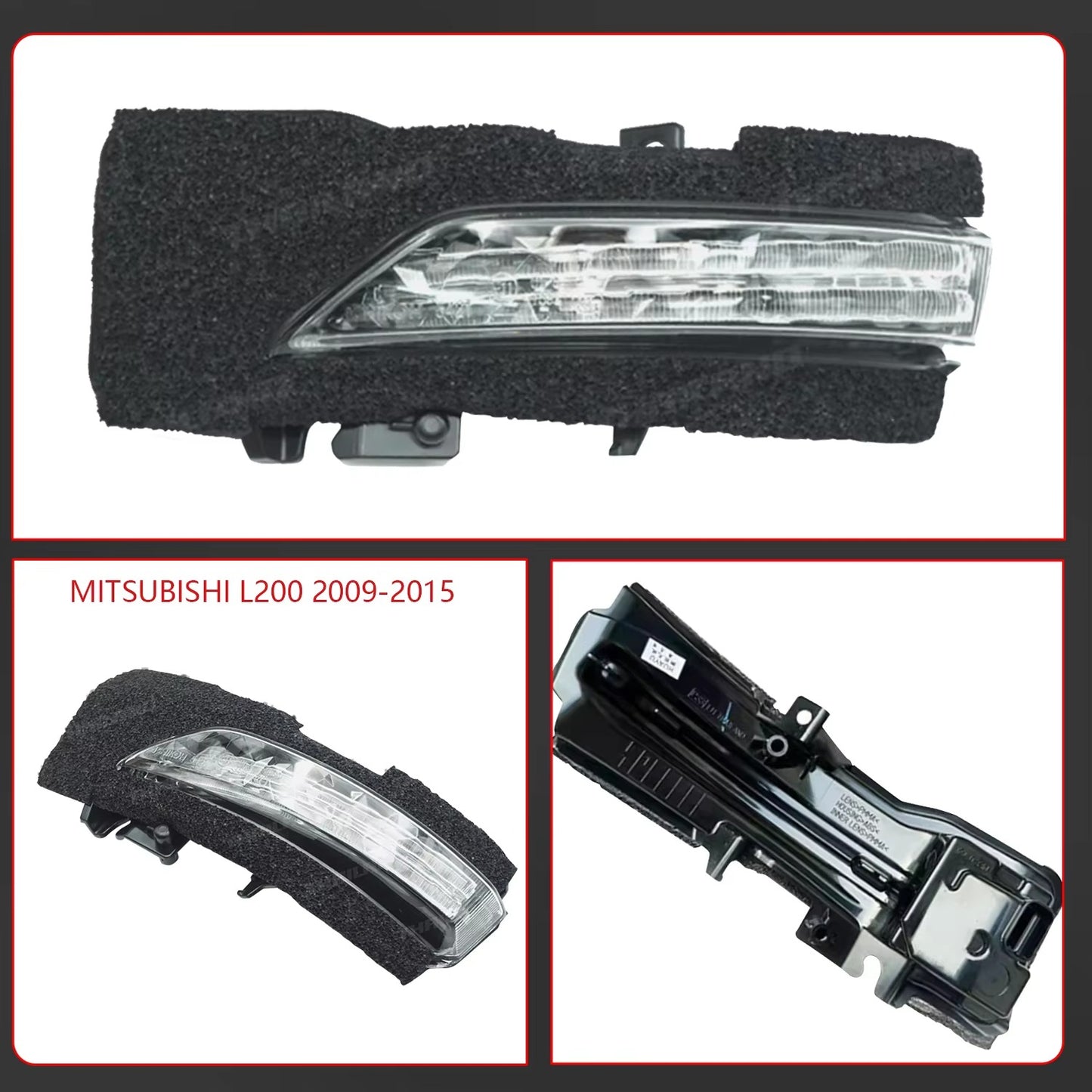 Par de Señalizadores Laterales de Espejo NITOYO para Mitsubishi L200 / Montero Sport