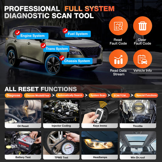 Launch X431 Elite - 31 Funciones de Mantenimiento