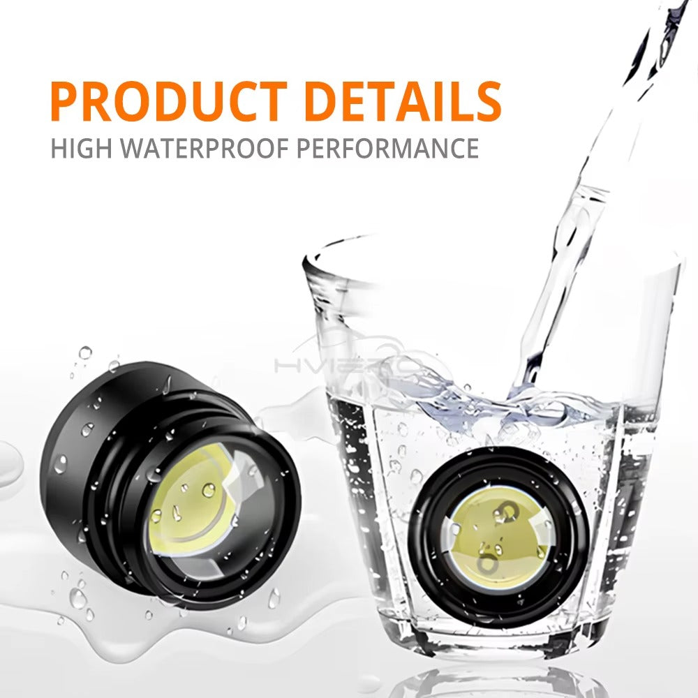 Luz LED 4 en 1 Eagle Eye Blanca DRL + Estrobo | Control Remoto 12V
