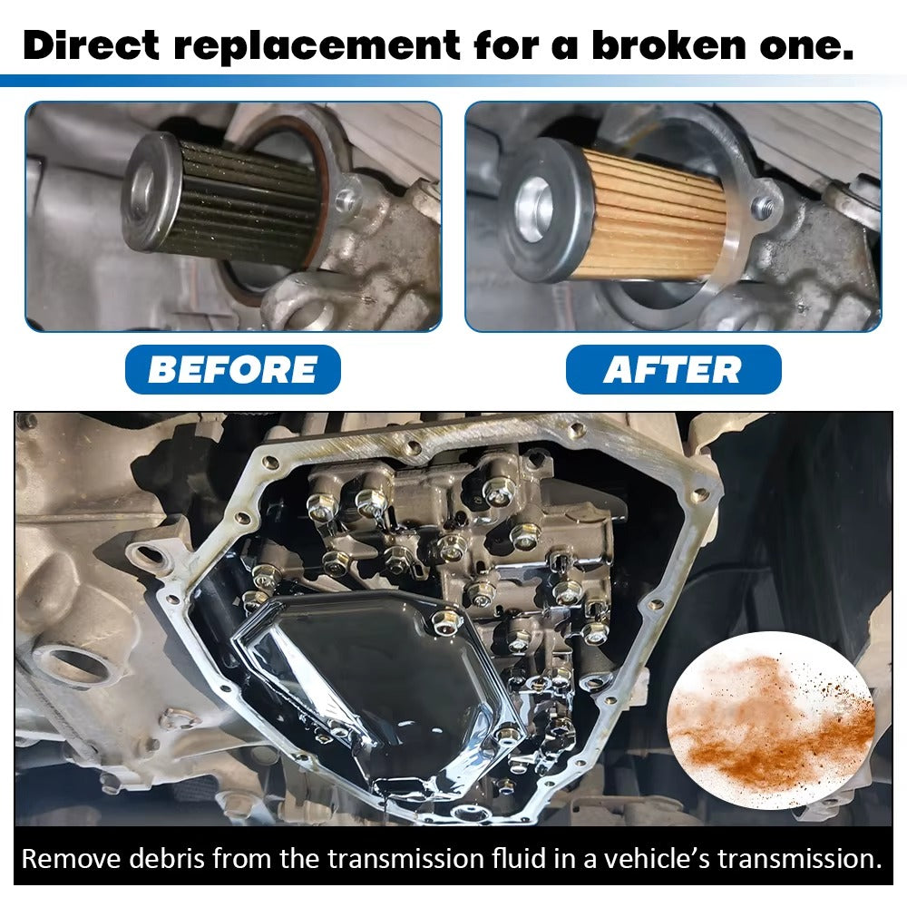 Filtro de Aceite de Transmisión Automática + Juntas – Nissan Sentra / Versa / Tiida – RE0F11A (JF015E)