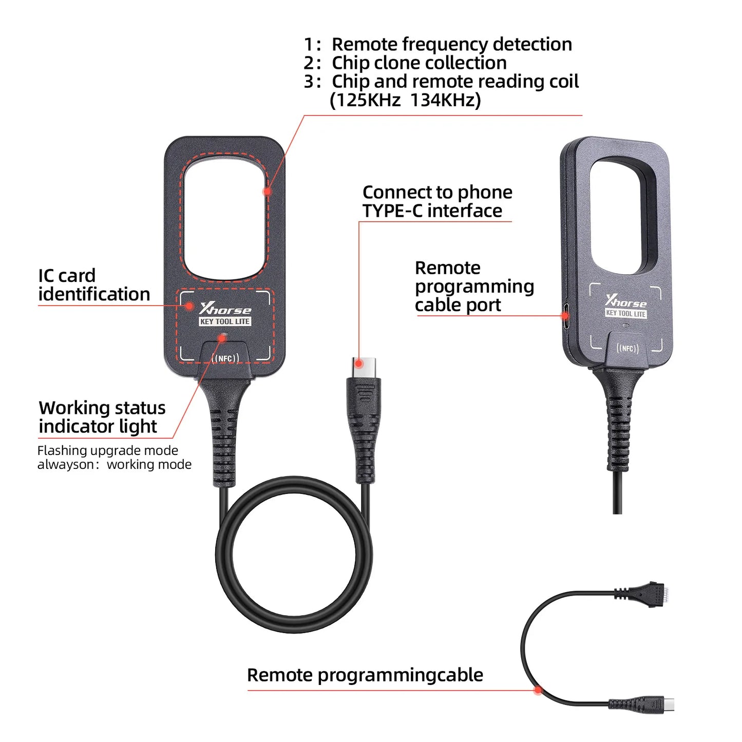 Xhorse VVDI BEE Key Tool Lite + Llaves