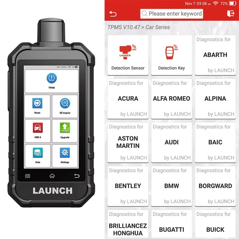 Escáner Profesional LAUNCH X431 5011 V2 – Diagnóstico TPMS + OBD2
