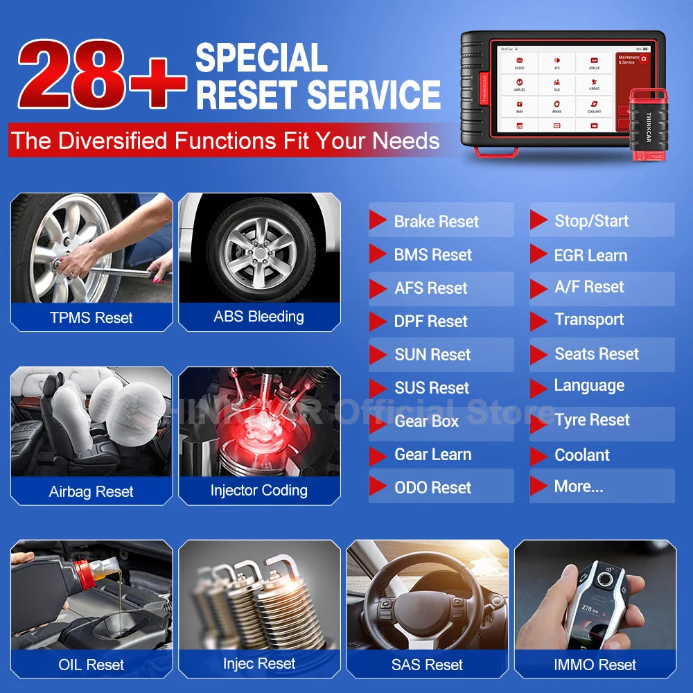 ThinkCar ThinkScan Max 2 – Escáner Automotriz Profesional con Codificación ECU y Pruebas Bidireccionales
